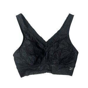 Aerie Black Lace Padded Bralette Size XL